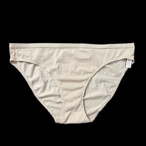 Victoria’s Secret Body Stretch Cotton Bikini Panty Nude Beige Large